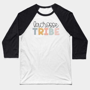 Lacrosse Tribe Muted Pastels Baseball T-Shirt